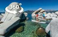 A 360 paddleboarding experience on Lake Tahoe, NV