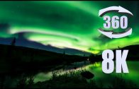 8K 360 video of the Aurora Borealis over Alaska’s Chantanika River