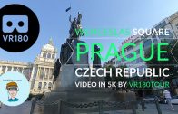 Wenceslas Square in Prague, VR180Tour Vaclavske Namesti Praha in VR180 3D 5k