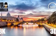 Paris: A Guided 360 VR City Tour Experience – Part 1 of 2 – 8K 3D Video