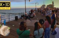 8k 3D A Beautiful Sunset, Santa Monica Pier Part 2/2 VR180 (Quest2, Quest Pro etc.)