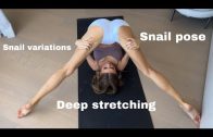 Snail pose + variations + relaxing yoga – MilaDoesYoga