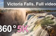 360 video, Victoria Falls, The Pearl of Africa. 5K aerial video in English